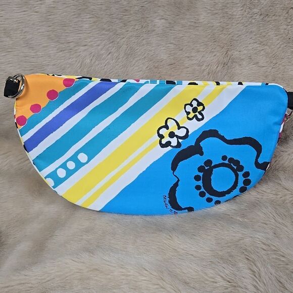 BRIGHTON GRAFFITI LOVE FLORAL CROSSBODY BELT BAG - NEW - Picture 6 of 10